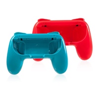Improved Joy Con Grip for Nintendo Switch - Better Control - Red + Blue thumbnail