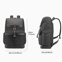 Men Simple Laptop Backpack - Compact & Stylish thumbnail