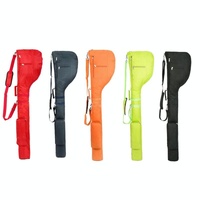 Portable Nylon Golf Bag - Lightweight and Durable - Red thumbnail