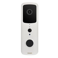 Smart Wifi Video Doorbell With Two-Way Intercom & Night Vision - Black thumbnail