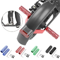 Rear Foot Pegs for Xiaomi M365 Electric Scooter - Black thumbnail