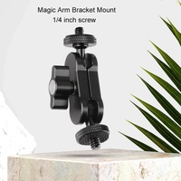 360 Pivot Magic Arm With Ball Head Bracket - Black thumbnail