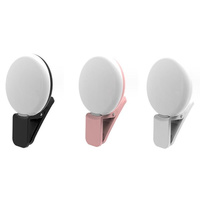 2-pack Led Selfie Light for Mobile Phone Photography - White thumbnail