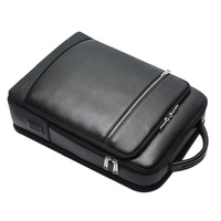 Multifunctional Anti-theft Laptop Business Backpack with Usb Charging Hole Black thumbnail