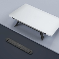 Portable Vertical Laptop Cooling Stand - Desktop Mount - Black thumbnail