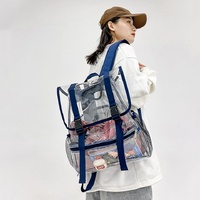 Waterproof Travel Backpack - Pvc Material - Grey thumbnail