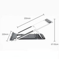 Lenovo Thinkplus L20 Desktop Laptop Stand - Silver thumbnail