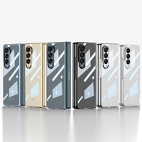 Electroplated Full Coverage Case for Samsung Galaxy z Fold 4 - Black thumbnail