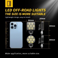 9 - 30V 12W 6000K 2.5 Inch Car Led Engineering Auxiliary Light White Light thumbnail