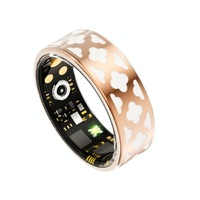 Smart Ring With Heart Rate Blood Oxygen Sleep Monitoring - Rose Gold Size 7 thumbnail