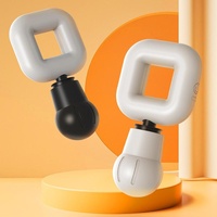 Portable Wireless Fascia Gun For Muscle Relaxation - White thumbnail