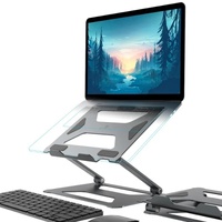 Aluminum Laptop Holder for 14-17.3 Inch Screens - Ergonomic Design thumbnail