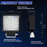 4 Inch Flood - Surface Mixed Luminous Square Light D0083 thumbnail