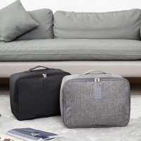 Large Capacity Cationic Trolley Suitcase for Trip Storage - Black thumbnail