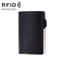 Crazy Horse Rfid Blocking Card Holder - Pu Leather thumbnail