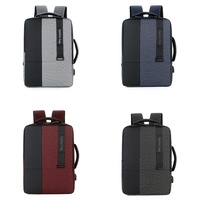 Large-capacity Laptop Backpack with Usb Charging - Ideal for Business Commuters - Red thumbnail