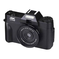 Retro Foldable 48mp 4k Hd Digital Camera - Simple Version thumbnail