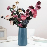 Creative Plastic Vase for Modern Decor - Simple Design - Blue thumbnail