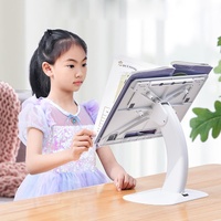 Portable Foldable Laptop Stand - Heightening Bracket Multifunctional White thumbnail