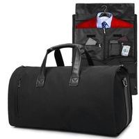 Shoe Compartment Travel Suit Bag - Compact & Organized - Light Grey thumbnail
