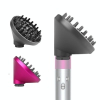 Gold Diffuser Attachment for Dyson Airwrap - Replacement Nozzle - Gray thumbnail