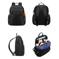 Black Anti-theft Laptop Backpack with Wear-resistant Design thumbnail