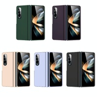 Foldable Phone Case with Holder for Samsung Galaxy z Fold 4 - Full Coverage - Black thumbnail