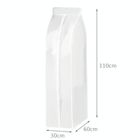 Waterproof Hanging Storage Bag for Dustproof Organization - White thumbnail