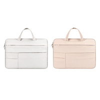 15.6 Inch Waterproof Laptop Bag - Wearable - Creamy-White thumbnail