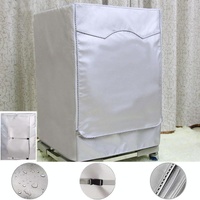 Waterproof Dustproof Cover for 420d Roller Boiler Washing Machine - 60x53x85cm Size - Silver - 60X64X85Cm thumbnail