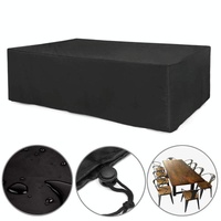 Waterproof Outdoor Furniture Cover - Protects from Dust and Uv - 170x94x70cm - Black thumbnail