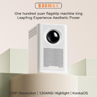 Portable Hd Wifi Projector With Android 10 Os - S30 Max - Black thumbnail