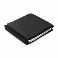 240x240x25cm Waterproof Dustproof Cover for Bathtub Pool Table & Chair - Protects from Falling Leaves - Black thumbnail