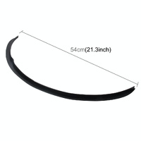2 Pcs 45Cm Car Stickers Rubber Large Round Arc Strips Universal Fender Flares Wheel Eyebrow Decal Sticker Eyebrow Car-Covers Black Striped Round Arc S thumbnail
