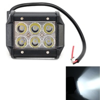 18W Cree 6 Led White Light Condenser Engineering Lamp / Waterproof Ip67 Suvs Light Dc 10 - 30V Black thumbnail