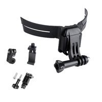 Helmet Mount Kit for Action Camera with Phone Clamp and Adapter thumbnail