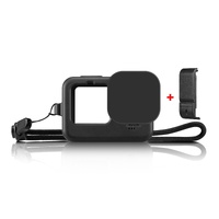 Silicone Protective Case with Wrist Strap and Lens Cover for Gopro Hero12 thumbnail