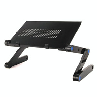 Adjustable Foldable Laptop Stand - Portable Aluminium Alloy - 360 Degree Rotation thumbnail