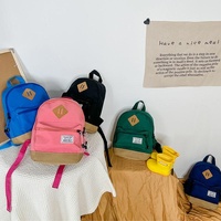 Kindergarten Kids' Simple Shoulder Bag - Minimalist Design - Blue thumbnail