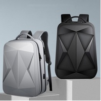 Waterproof Laptop Backpack with Usb Port - Large Capacity - Black thumbnail