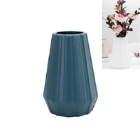 2-piece Plastic Vase for Creative Flower Arrangements - Milk White thumbnail