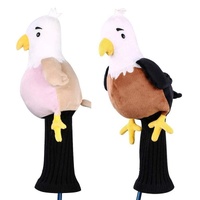 Adorable Plush Golf Club Cover for Animals - Pink thumbnail