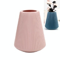 Decorative Wet and Dry Flower Vases for Creative Home Furnishings - Pink thumbnail