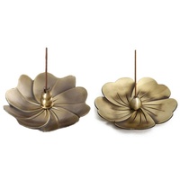 Vintage Alloy Incense Burner - Creative Sandalwood Furnace for Bedroom - Red Copper thumbnail