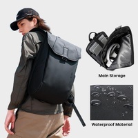 Waterproof Anti-theft Laptop Backpack for Daily Work and Business - 15.6 Inch - Grey thumbnail