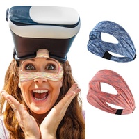 Gray Breathable Vr Eye Mask - Lightweight - Purple thumbnail