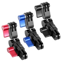 360 Degree Rotating Mount Adapter for Gopro Hero11 - Aluminium Alloy - Blue thumbnail