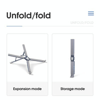 Versatile Laptop Docking Stand with Enhanced Cooling and Folding Design - Gray thumbnail