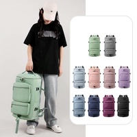 Waterproof Gym Bag - Shoe Compartment Included - Light Green thumbnail