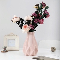Drop-resistant Vase for Creative Living Room Flower Arrangements - Pink thumbnail